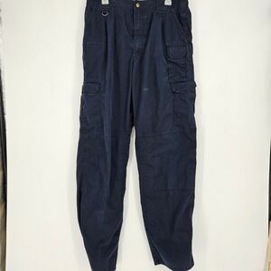 5.11 Tactical Pants Mens 34 Tactile PDU Utility Midnight Blue Ripstop Workwear‎
